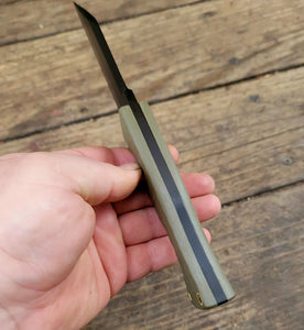 Tactical Seax Knife Handmade in CPM Magnacut with G10 Scales, Cerakote finish