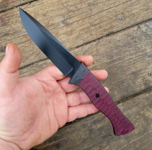 Drop Point Tactical Knife - Handmade in CPM3V with Micarta Scales, Cerakote finish