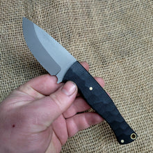 Handmade Hunting, Skinning, Bushcraft Knife "BullDog Mini" in CPM Magnacut with G10 Scales