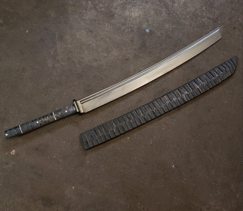Handmade Custom Full Tang CPM3V Wakizashi Chopper - 8 to 10 Week Lead Time