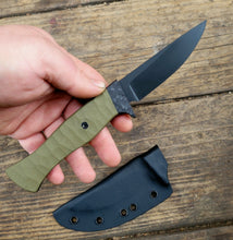 Tactical Mini Bowie Knife - Handmade in CPM Magnacut with G10 Handle, Cerakote finish