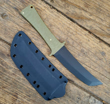 Tactical Tanto Knife Handmade in 52100 with G10 Scales, Cerakote finish - No Lead Time