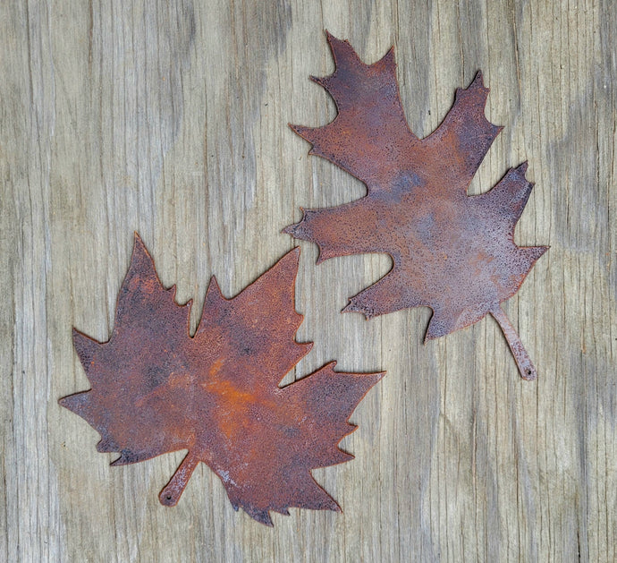 Maple and Oak leaf Ornaments