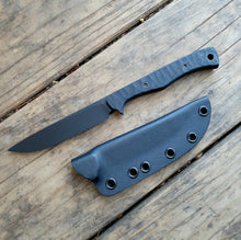 Bird and Trout, EDC, Hunting Knife - Handmade in CPM Magnacut with G10 Handle, Cerakote Finish