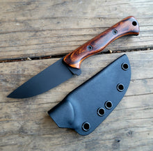 EDC, Hunting Knife - Handmade in CPM3V with Desert Ironwood Handle, Cerakote Finish - Made to Order - 8 to 10 Week Lead Time