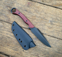 Spear Point Tactical Knife - Handmade in CPM3V with  Micarta Handle, Cerakote finish