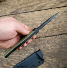 Tactical Mini Bowie Knife - Handmade in CPM Magnacut with G10 Handle, Cerakote finish