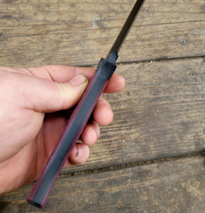 Drop Point Tactical Knife - Handmade in CPM3V with Micarta Scales, Cerakote finish