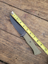 Tactical Drop Point Mini Bowie Knife - Handmade in CPM3V with G10 Handle, Cerakote finish