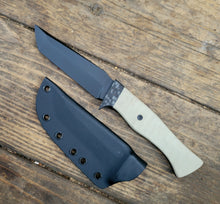 Tactical Tanto Mini Bowie Knife - Handmade in CPM Magnacut with G10 Handle, Cerakote finish