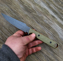 Handmade Tactical Drop Point Knife in 80CRV2 with G10 Scales - No Lead Time - Available to Ship
