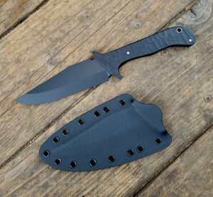 Tactical EDC Knife "Havok" - Handmade in 52100 with G10 Scales, Cerakote finish - No Lead Time