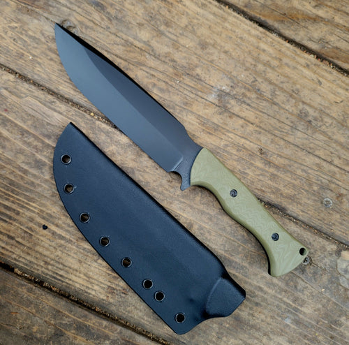 Drop Point Tactical Camp Knife 
