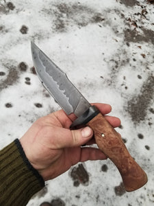 Handmade Knife - "Prospector" Hand Forged Hidden Tang