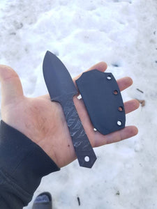 Handmade Knife "Spear Point Bonepicker" in 80CRV2