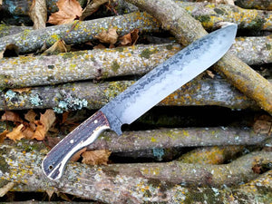 Handmade Knife - "The Mountain" in W2 Tool Steel
