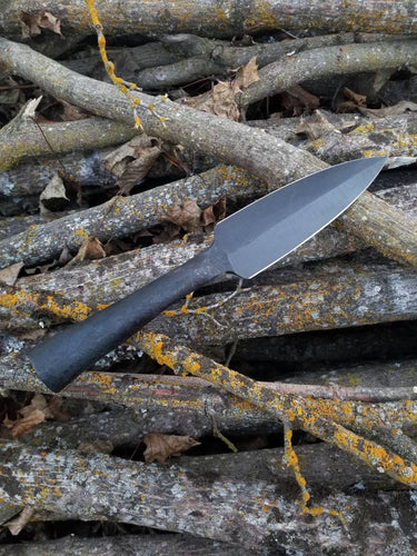 Hand Forged Spearhead in 5160, Traditional Socket