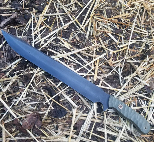 Handmade Tactical Chopper, Camp Knife in 80CRV2