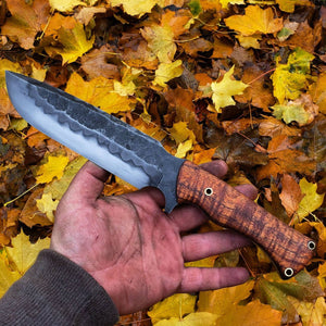 Handmade Survival Knife - "Sole Survivor" In W2 Tool Steel